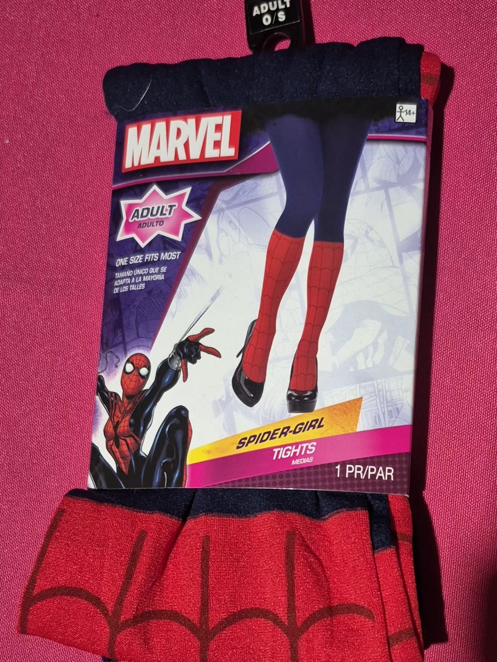 Marvel Spider-Girl Red and Black Tights
